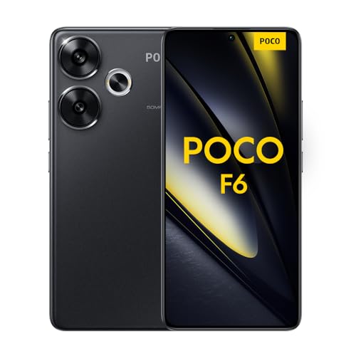 Poco F6 Smartphone, 12GB RAM, 512GB Speicher, TurboCharge, Dual-SIM, Schwarz