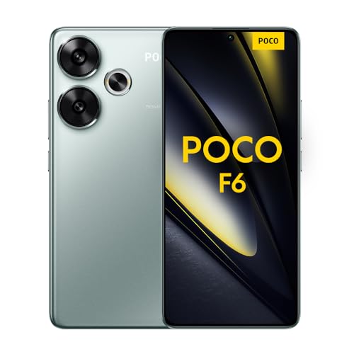 Poco F6 Smartphone, 8GB RAM, 256GB, Dual-SIM, TurboCharge, grün