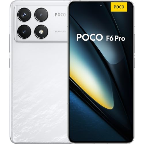 poco f6 pro smartphone 12gb ram 256gb speicher dual-sim weiß hypercharge