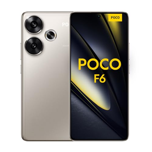 poco f6 smartphone 8gb ram 256gb speicher dual-sim turbocharge gold