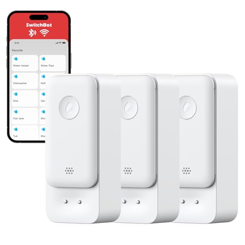 switchbot wlan wassermelder ohne hub, nur 2.4g, wasserleck detektor