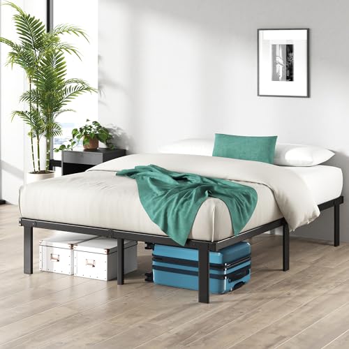 zinus caleb bett 140x200 cm klappbarer bettrahmen schwarz