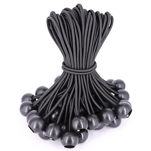 byzandqi spanngummis mit kugel 12 stück, zeltgummis 15 cm für pavillons, banner, netz