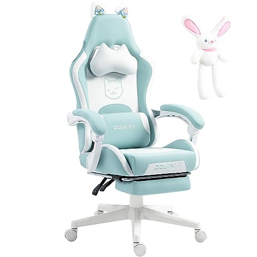 gaming-stuhl mit katzenohren von dowinx, niedlicher ergonomischer sitz