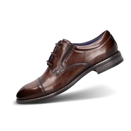 bugatti herrenschuhe derby dunkelbraun 40 bis 44