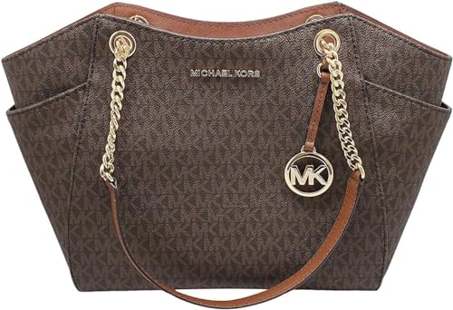 michael kors jet set tasche ew tz t braun groß