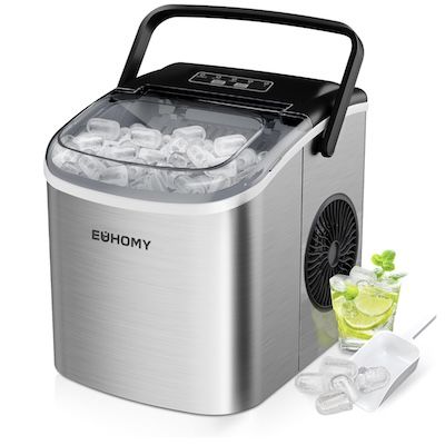 Eiswürfelmaschine EUHOMY mit 9 Eiswürfeln in 6 Minuten für 88,79 Euro