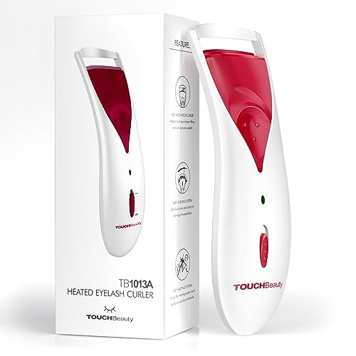 touchbeauty beheizte wimpernzange mit 70 temperaturkontrolle, schnellaufheizend, ergonomisch