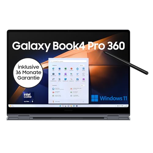 samsung galaxy book4 pro 360 notebook mit garantie - exklusiv auf amazon