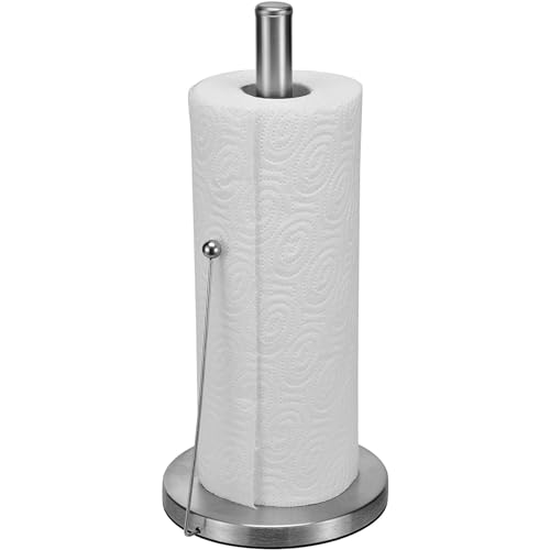 stainless steel küchenrollenhalter stehend 32 x 15 cm, rollenhalter für arbeitsplatte