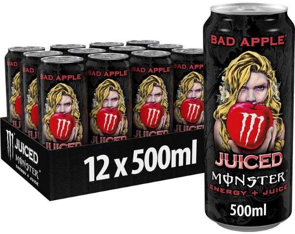 monster energy bad apple 12er pack 500ml für 11 euro statt 18 euro