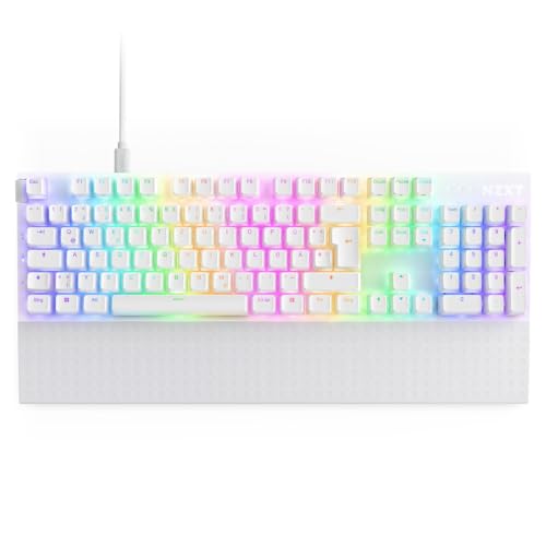 gamingtastatur nzxt function 2-2024, rgb, 8k abfragerate, hot-swap, weiß - de (qwertz)