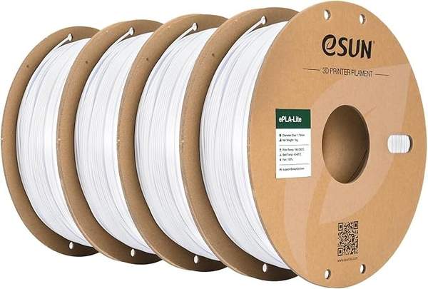 eSUN PLA Filament 1.75mm, 4 Spulen, 3D Druck, 7,18/kg - Prime