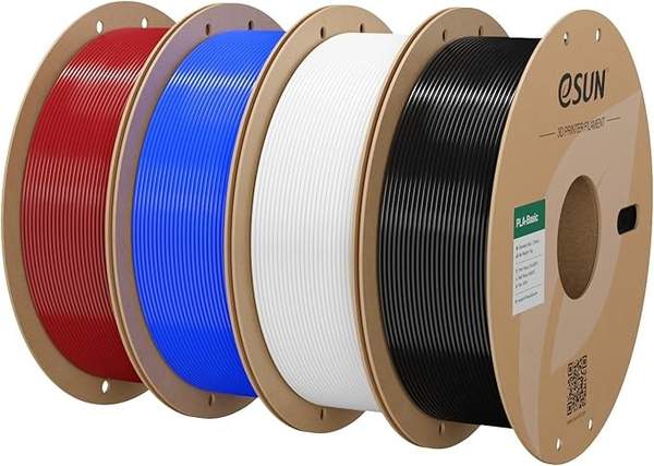 eSUN PLA Filament 1.75mm 4x1KG Spulen