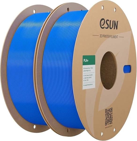 eSUN PLA+ Filament 2 Rollen Weiß 15,27, Knochenweiß 15,81