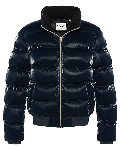schott nyc damen jacke clarew marineblau größe 42