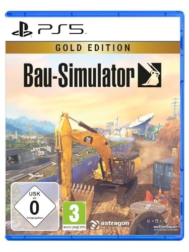 Produktbild: bau-simulator gold edition ps5 mit 4 dlc-packs, 200 jobs, koop, next-gen grafik