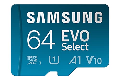 Produktbild: samsung evo select microSD-Karte 64 GB mit sd-adapter, 160 mb/s lesen