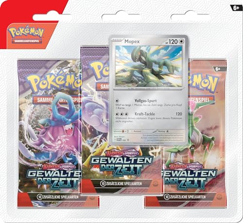 pokmon kartenspiel 3er-pack karmesin purpur mopex 3 boosterpacks 1 holografische promokarte