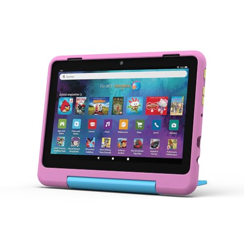 fire hd 8 kids pro-tablet 2024, 8 zoll, 3 gb ram, 32 gb, löwen-design, kinderschutz