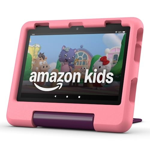 Amazon Fire HD 8 Kids-Tablet 32 GB, 3-7 Jahre, 3 GB RAM, Disney-Prinzessinnen-Design