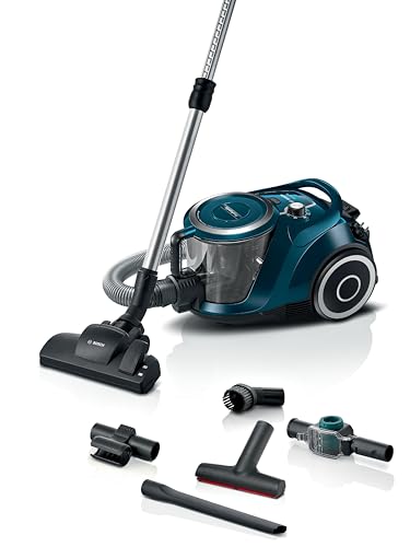 staubsauger bosch serie 6 profamily beutellos hygiene-filter 750 w blau