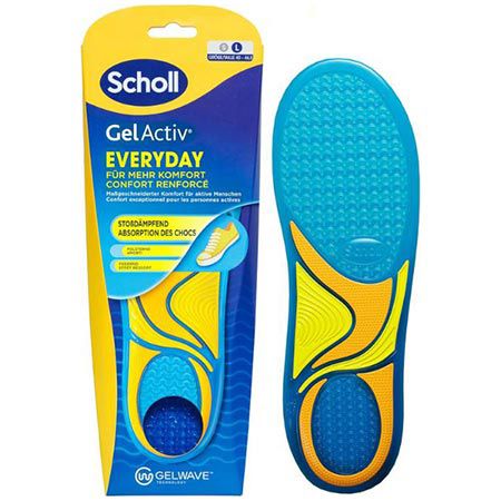 scholl gelactiv everyday einlegesohlen größe 41-46 ab 7,15 euro statt 12 euro