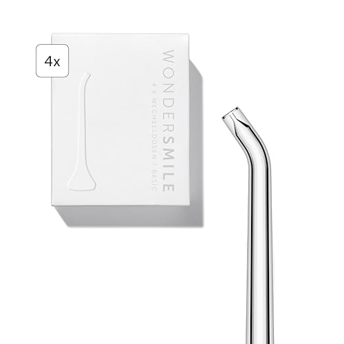 wondersmile ersatzdüsen munddusche waterflow, smoothflow-technologie, 4er pack