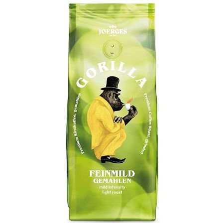 gorilla kaffeefeinmild gemahlen, hell geröstet, 500g für 7,29