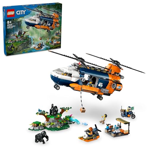 lego city dschungelforscher hubschrauber 60437 für kinder ab 7 jahren