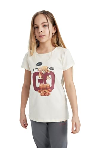 DeFacto Mädchen pyjama set - schlafanzug kinder und teenager kleidung