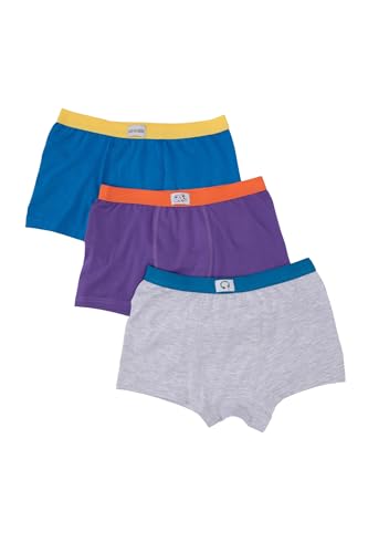 DeFacto boxershorts set kinder jungen 3-4 jahre lila bequeme unterhosen