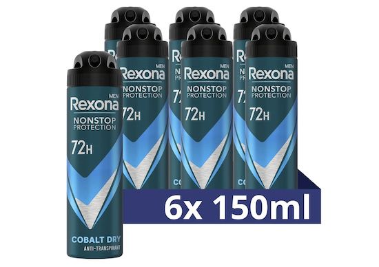 rexona men nonstop protection deo 6x ab 11,95 euro statt 16 euro