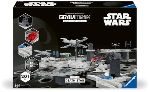 gravitrax star wars set 23860, kugelbahn 201 teile, x-wing fighter & tie fighter