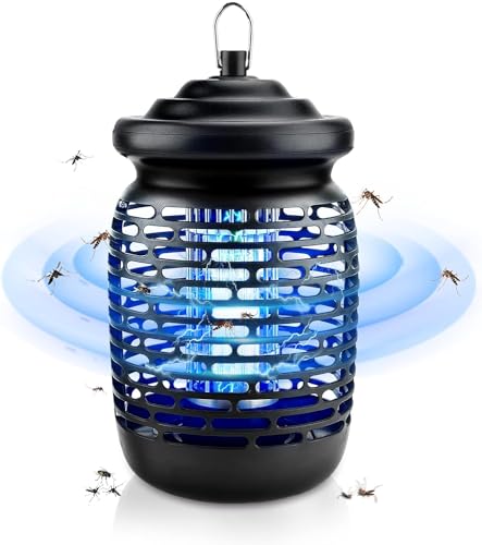insektenvernichter elektrischer, uv fliegenfalle, mückenfalle ipx4, keine chemikalien