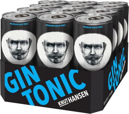 12er Pack knut hansen gin tonic 250ml - 27,95 (statt 36)