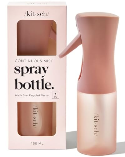 kitsch sprühflasche für haare 150 ml, ultrafeiner nebel, terracotta, recycling