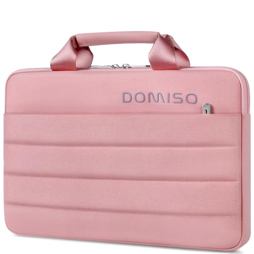 laptoptasche 15,6 zoll domiso wasserdicht für macbook, dell, hp, lenovo, rosa