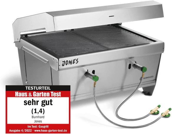 burnhard jones klappgrill 2-brenner 224,25 euro statt 299 euro