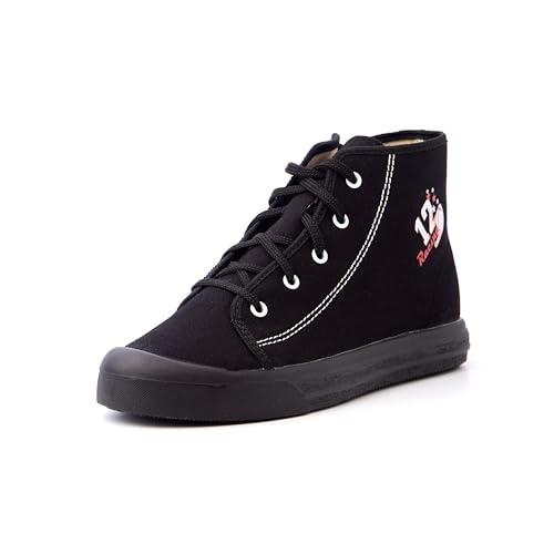 nordan kinder schuhe hausschuhe rutschfest für mädchen und jungen cotton slippers schwarz 33