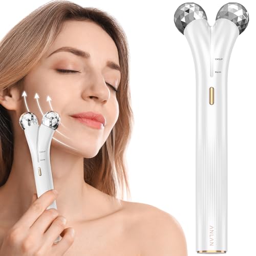 gesichtsmassagegerät ANLAN 3D gesichtsroller wasserdicht EMS anti-aging face massager 1100mAh