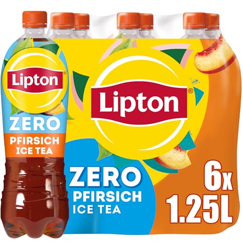 lipton ice tea zero pfirsich, zuckerfrei, erfrischendes getränk