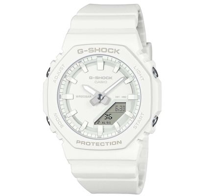 casio damen armbanduhr gma-p2100 weiß für 43,95 euro statt 79 euro