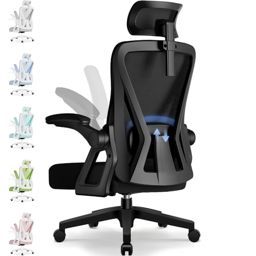 Produktbild: airchros bürostuhl ergonomisch mit verstellbarer kopfstütze, armlehnen, lendenstütze