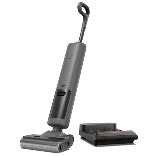 osotek h200 pro wischsauger, kabelloser sauger, flacher saugwischer, heißlufttrocknung, selbstreinigung