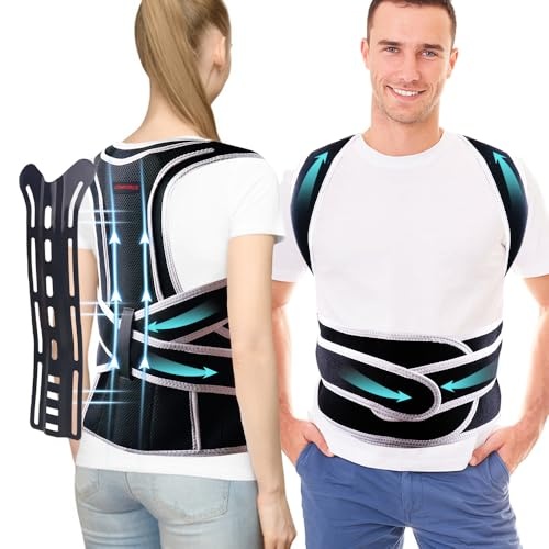 Produktbild: posture corrector für männer und frauen von comforce, rückenstütze für rückenschmerzen