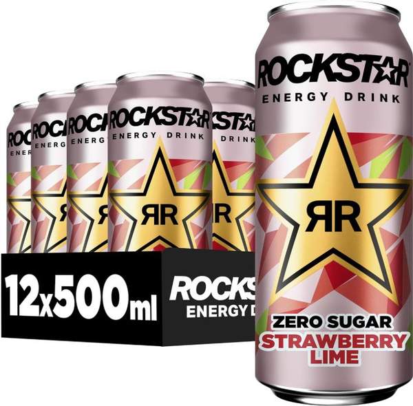 rockstar energy drink strawberry lime zero sugar, ab 9,89 (statt 18)