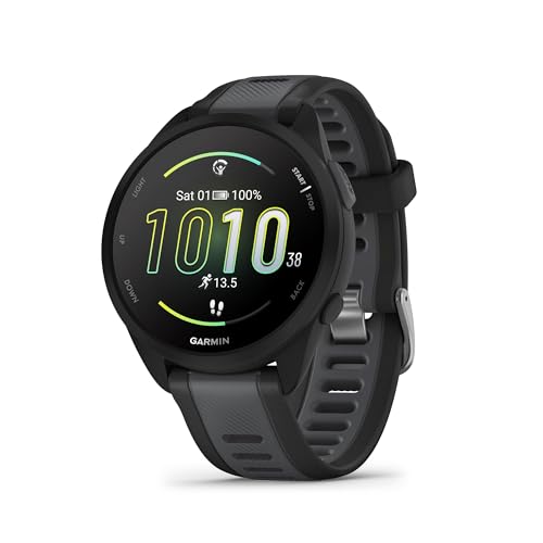 Produktbild: garmin forerunner 165 music GPS smartwatch mit 1,2" AMOLED, Trainer und Musik