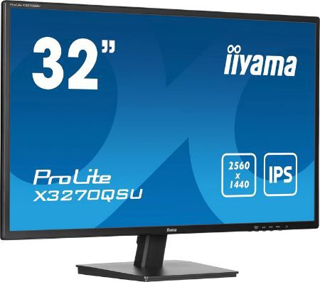 iiyama prolite x3270qsu-b1 31,5 zoll ips wqhd monitor 100hz für 189,92 euro