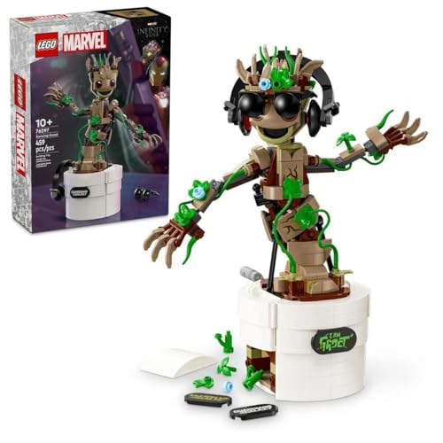lego marvel groot tanzende minifigur aus guardians of the galaxy 76297
